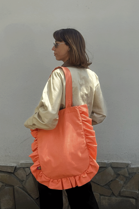 Petal Tote – Peach