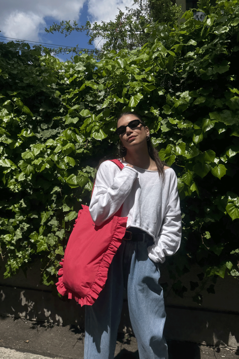 Petal Tote – Rosy