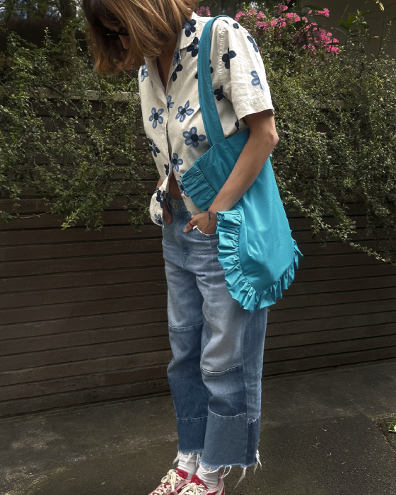 "SKY" Ruffle Tote-bag - Image 2