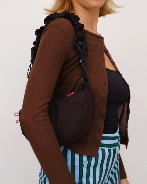 "RUFFLE COFFEE" Shoulder bag - Image 1